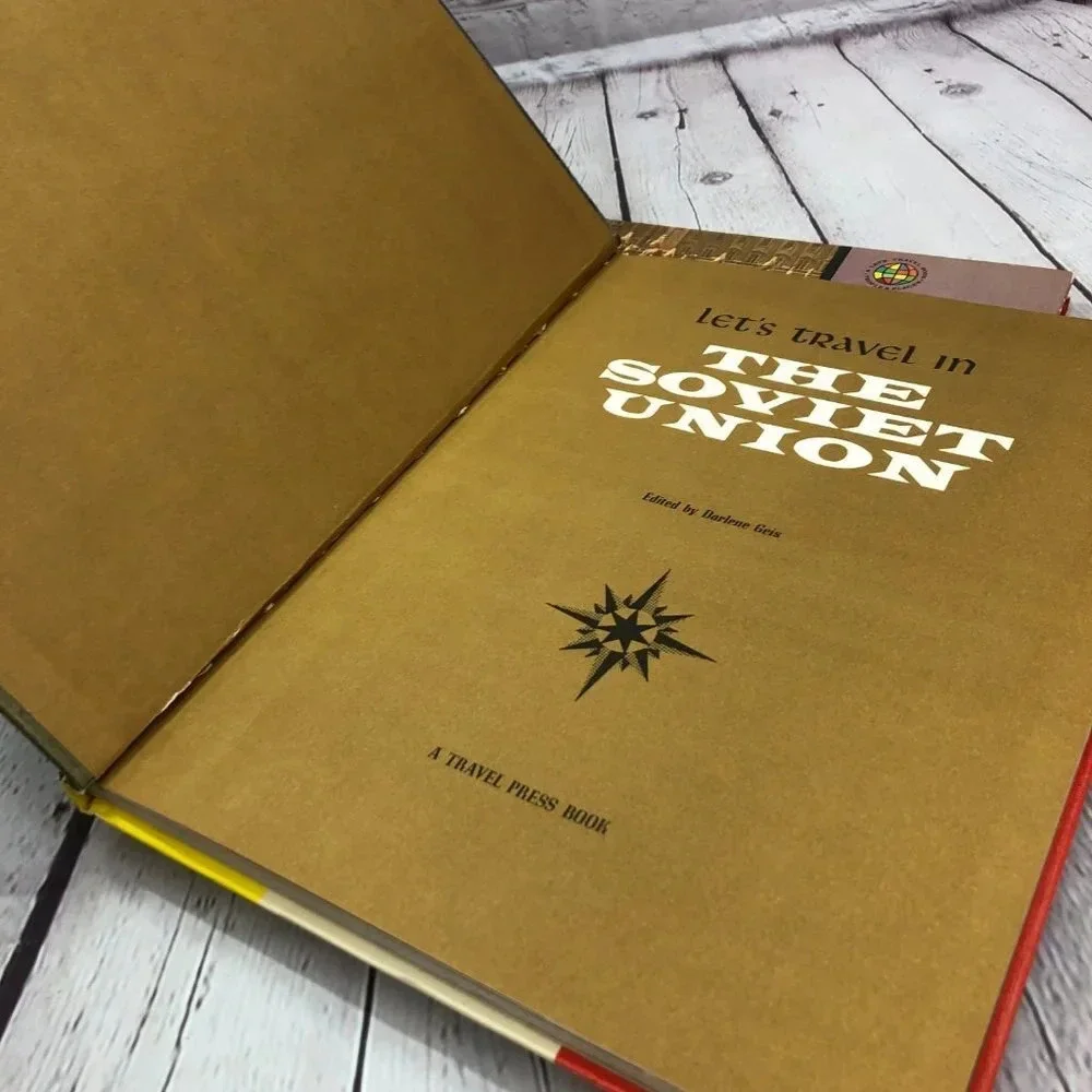vintage books let's travel in England and soviet union 1961